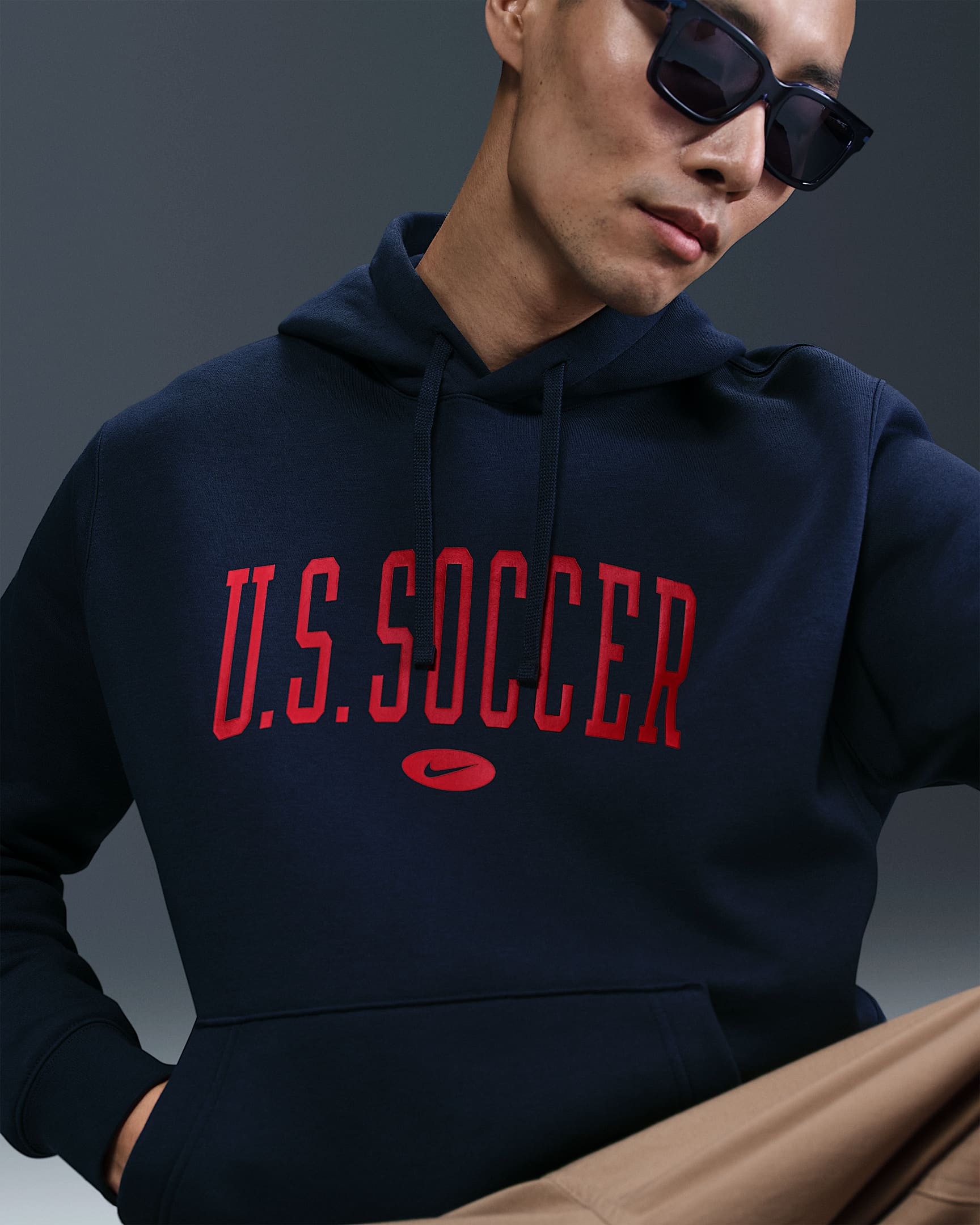 USA Club Sportswear Hoodie [Navy]