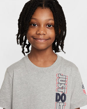 Youth USA Just Do It Tee [Heather Grey]