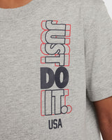Youth USA Just Do It Tee [Heather Grey]