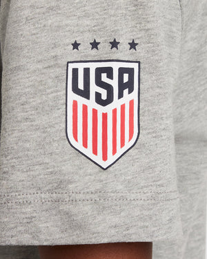 Youth USA Just Do It Tee [Heather Grey]