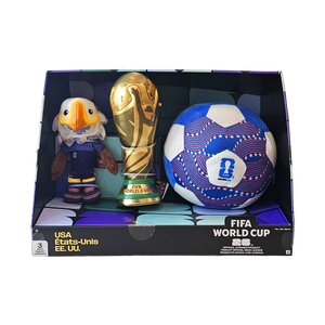 World Cup 2026 3-Pack Plush Set