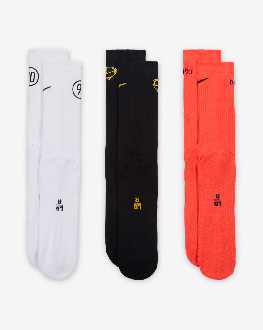 Total 90 Everyday Cushioned Crew Socks [3-Pack]