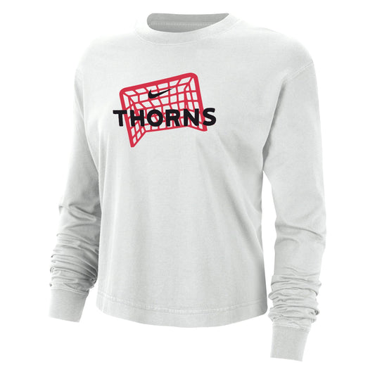 Women's Portland Thorns Cotton Long Sleeve Boxy Tee