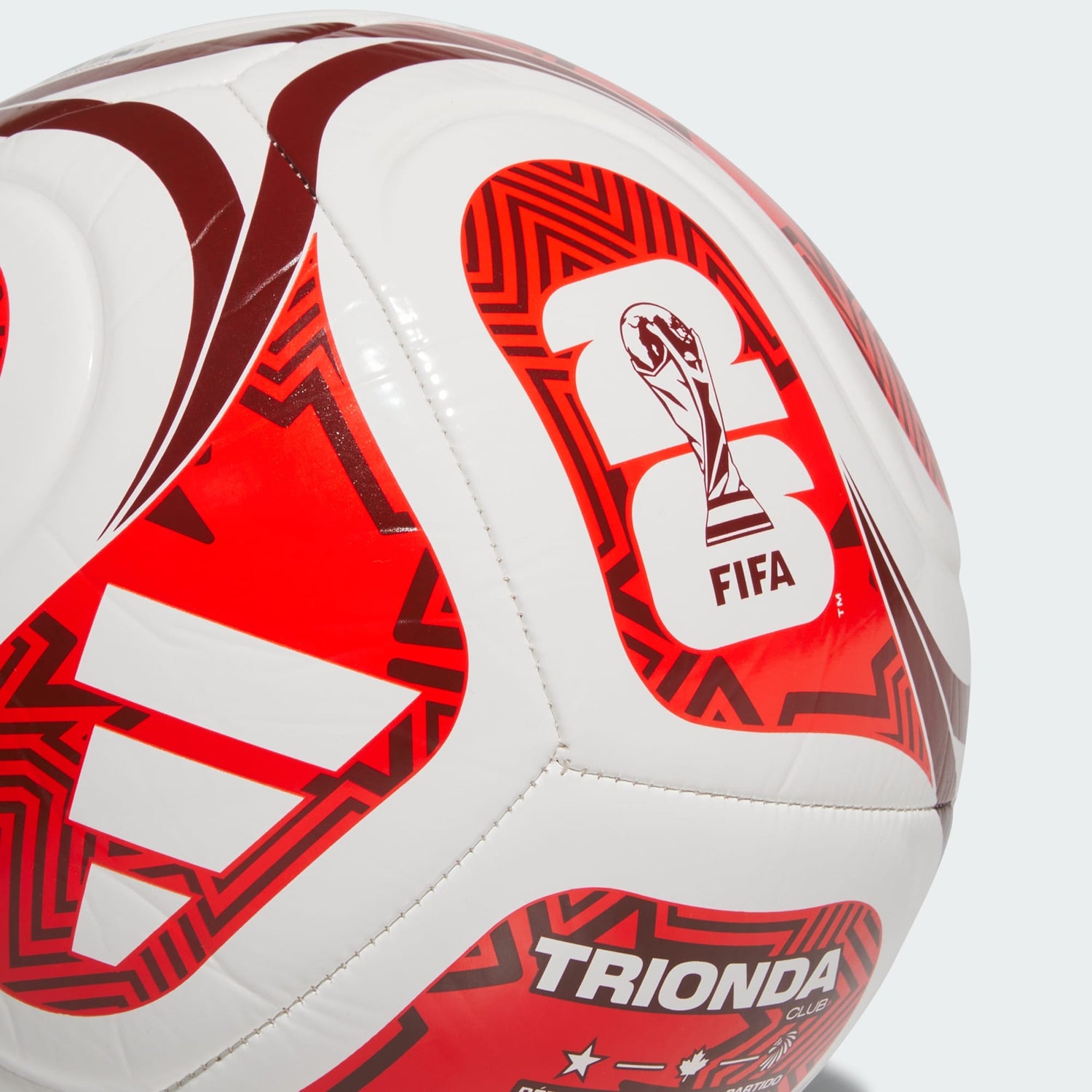 Trionda Club Canada Ball [White/ Power Red]