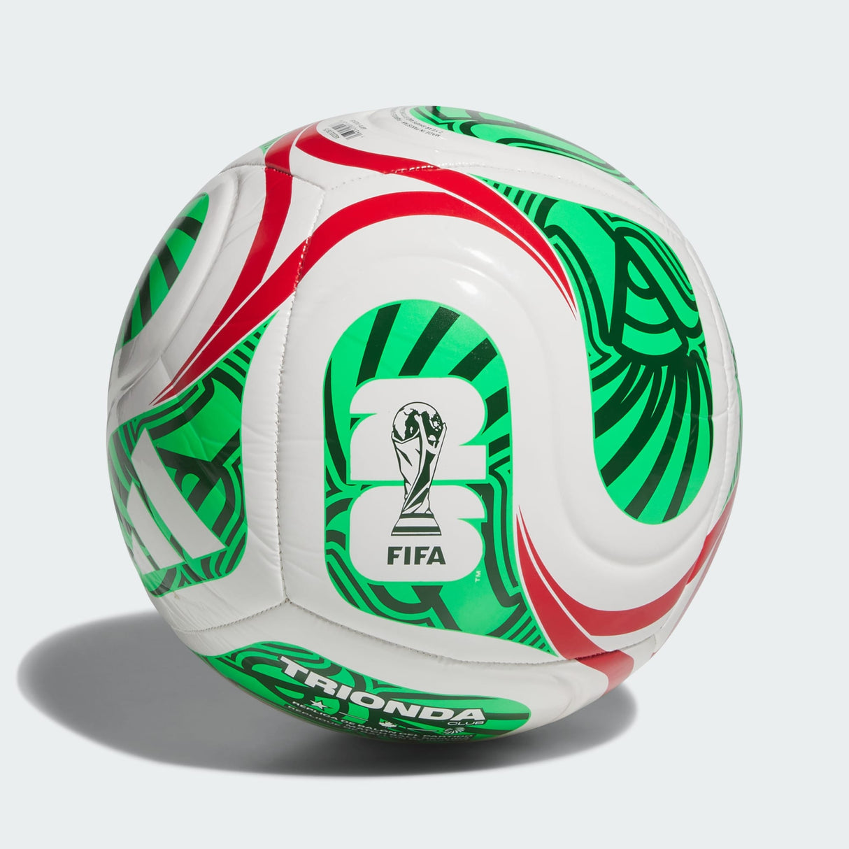 Trionda Club Mexico Ball [White/ Vivid Red/Amazon Green]