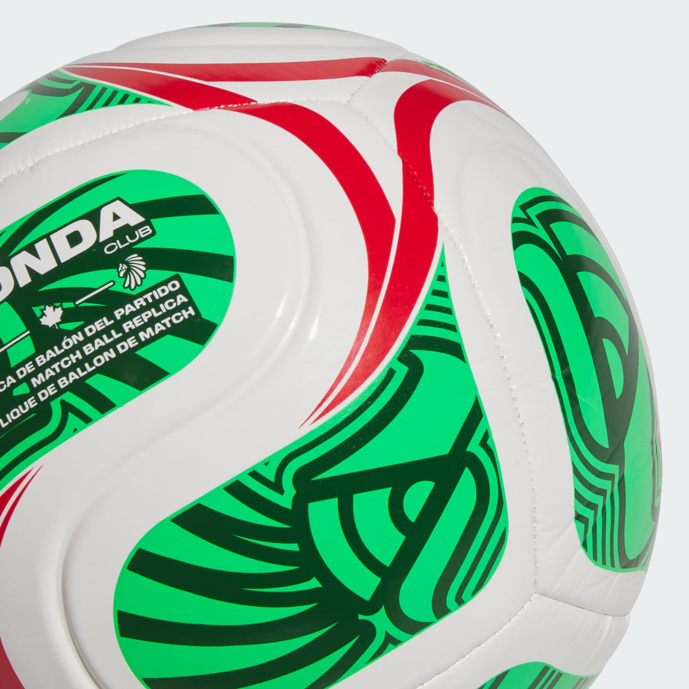 Trionda Club Mexico Ball [White/ Vivid Red/Amazon Green]