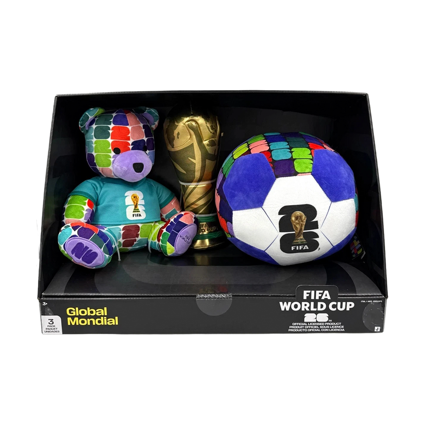 World Cup 2026 3-Pack Plush Set