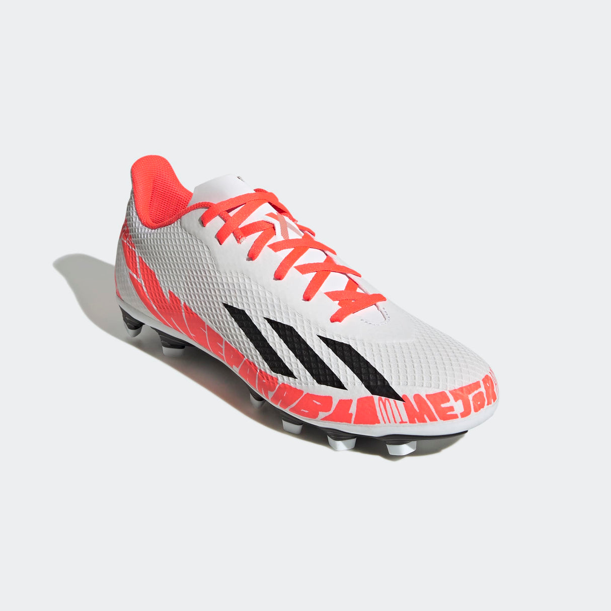 Junior X Speedportal Messi.4 FxG [White/Core Black/Solar Red]