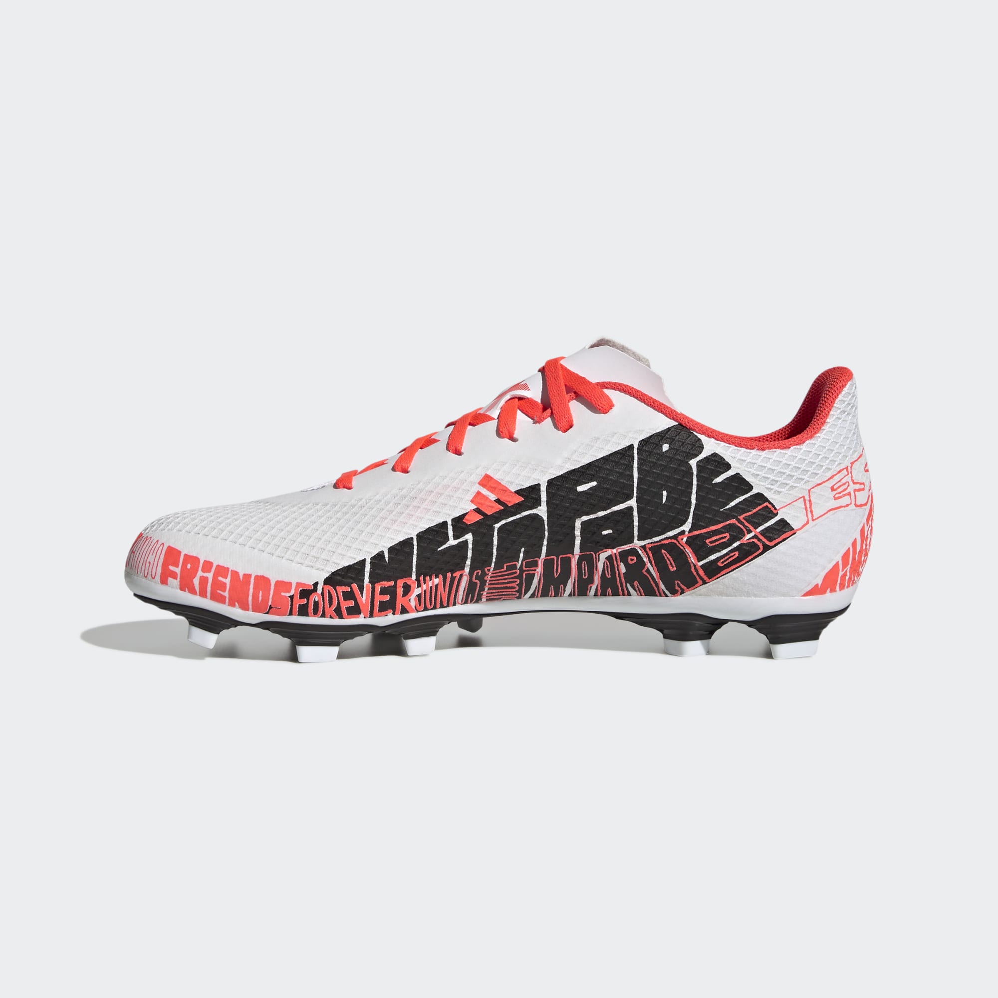 Junior X Speedportal Messi.4 FxG [White/Core Black/Solar Red]