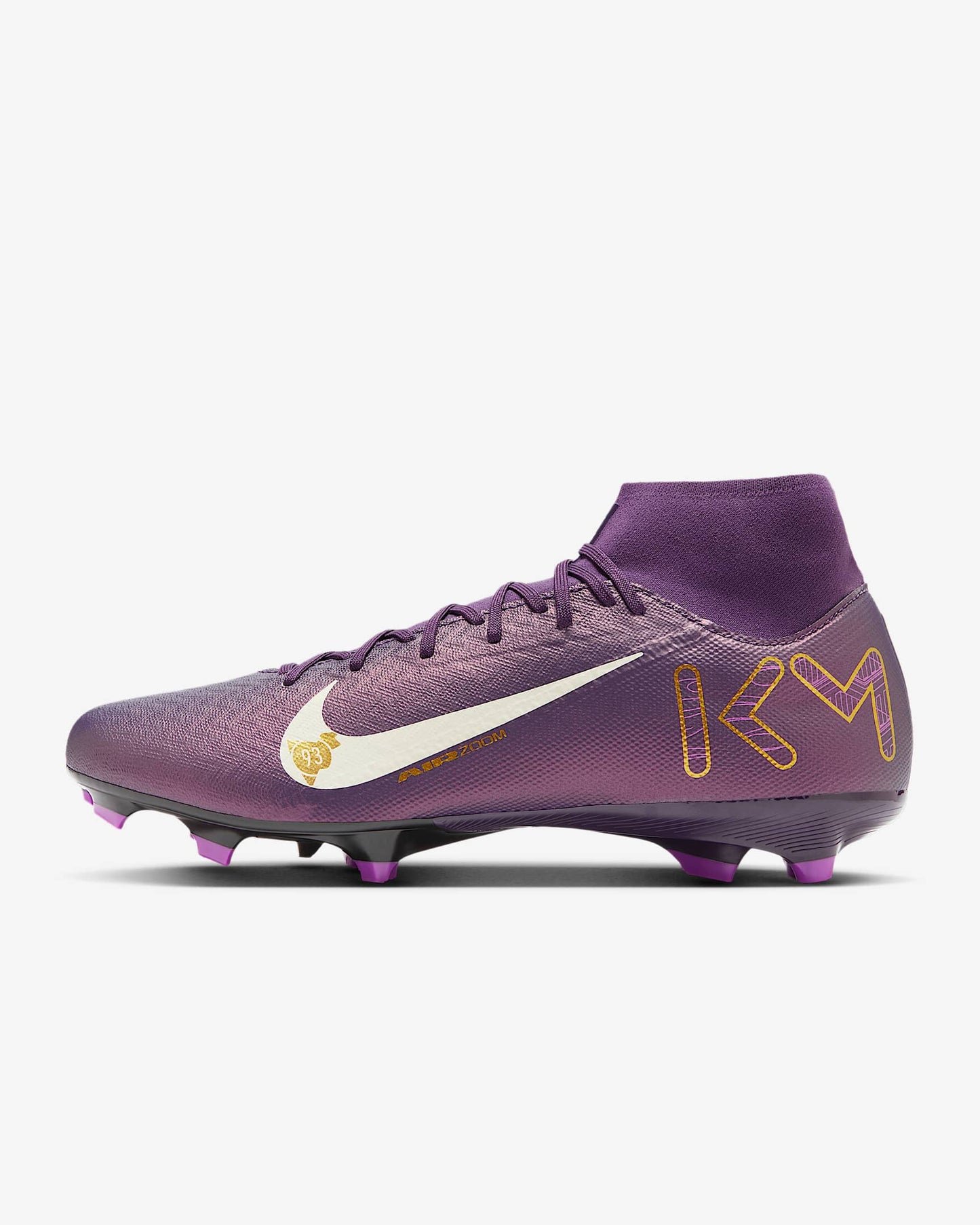 Zoom Superfly 10 Academy "Kylian Mbappe" FG/MG [Grand Purple/Pale Ivory]