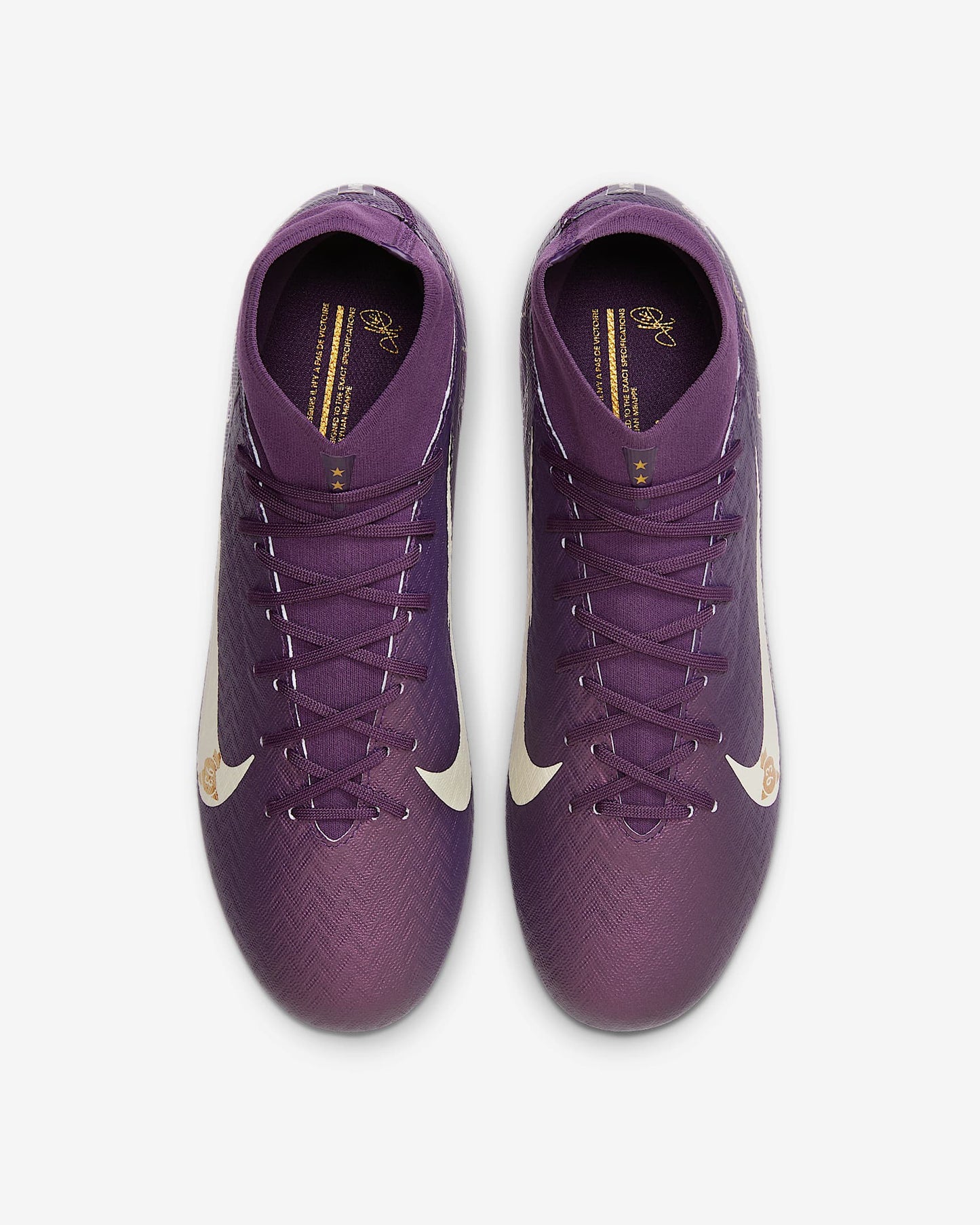 Zoom Superfly 10 Academy "Kylian Mbappe" FG/MG [Grand Purple/Pale Ivory]