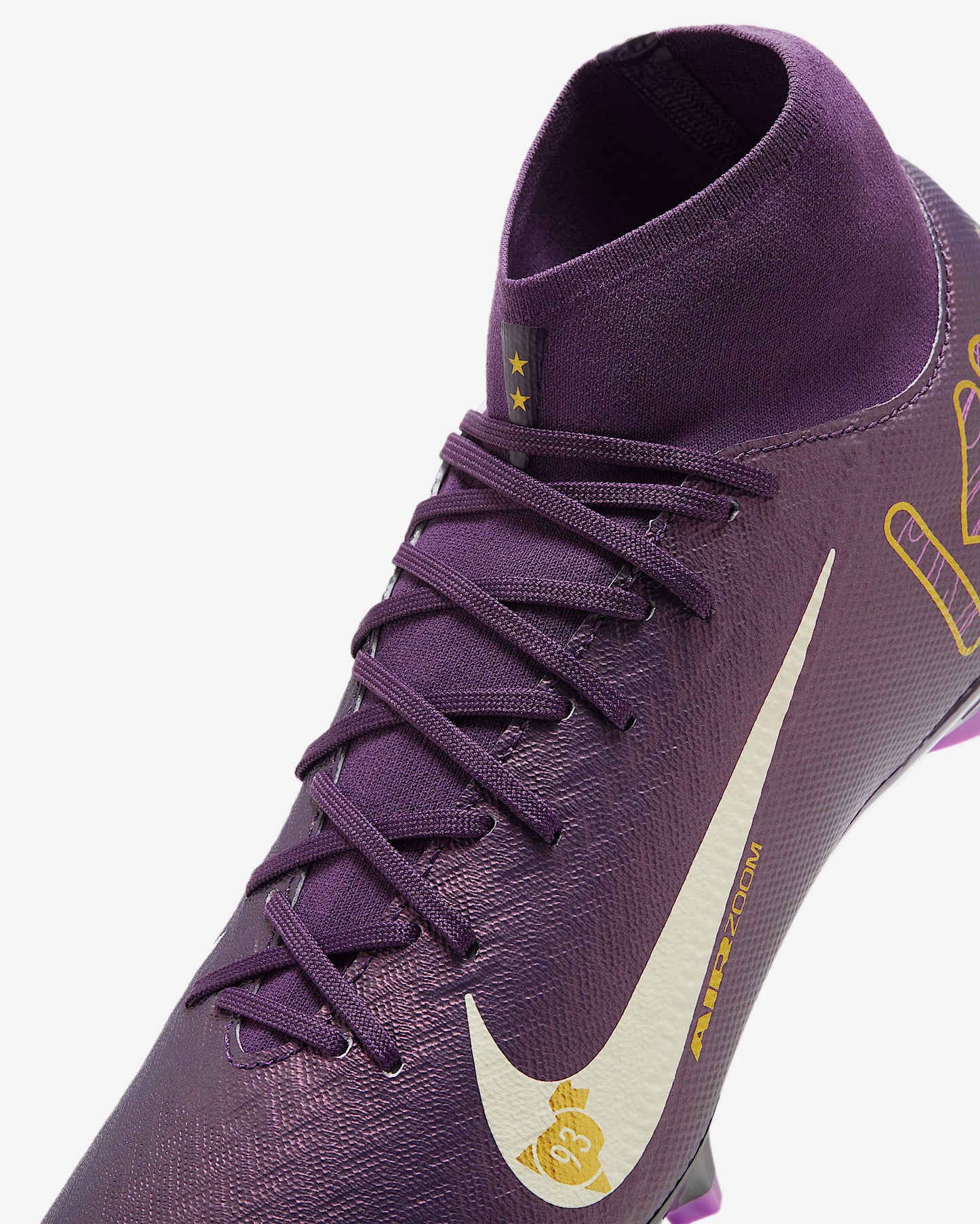 Zoom Superfly 10 Academy "Kylian Mbappe" FG/MG [Grand Purple/Pale Ivory]