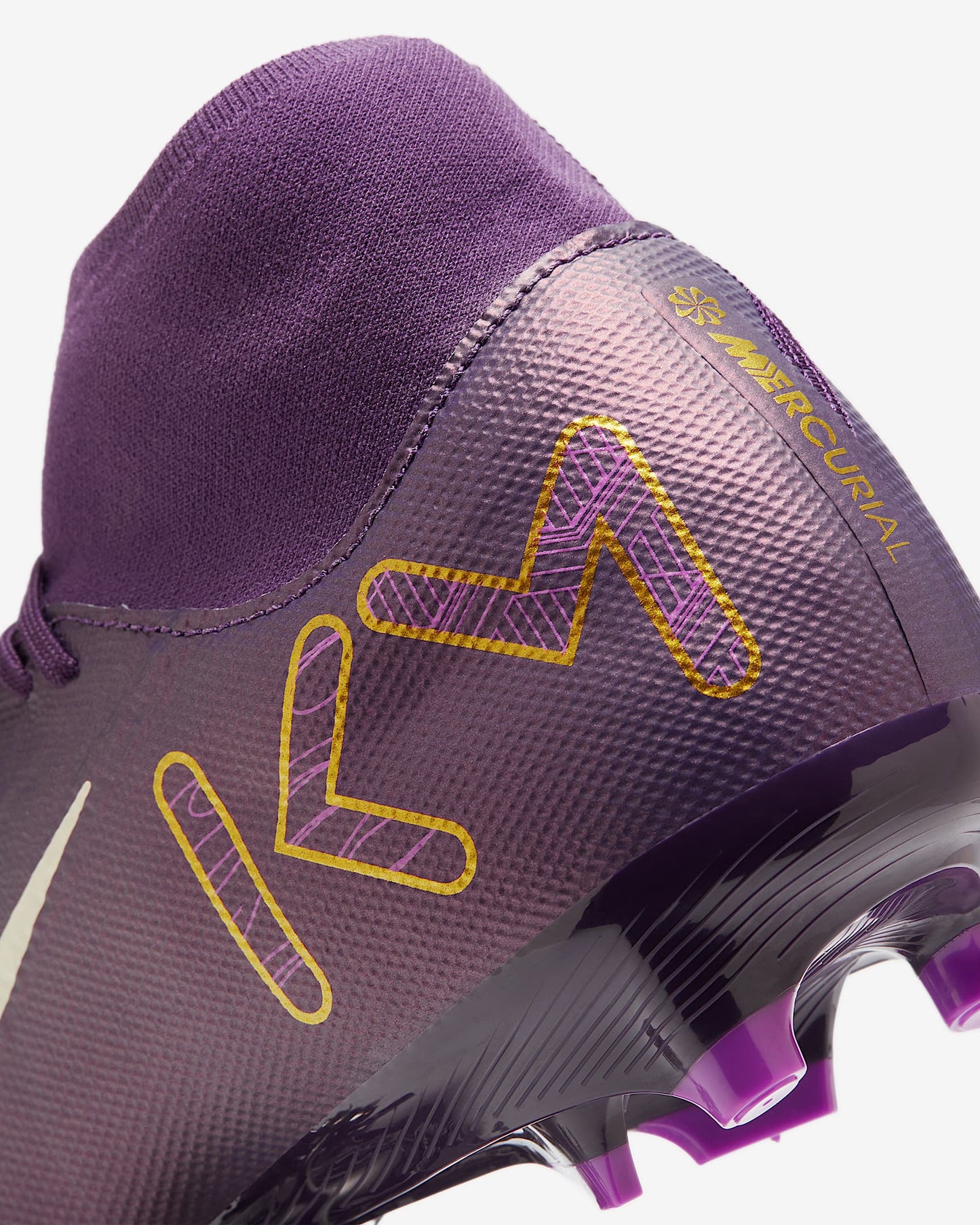 Zoom Superfly 10 Academy "Kylian Mbappe" FG/MG [Grand Purple/Pale Ivory]