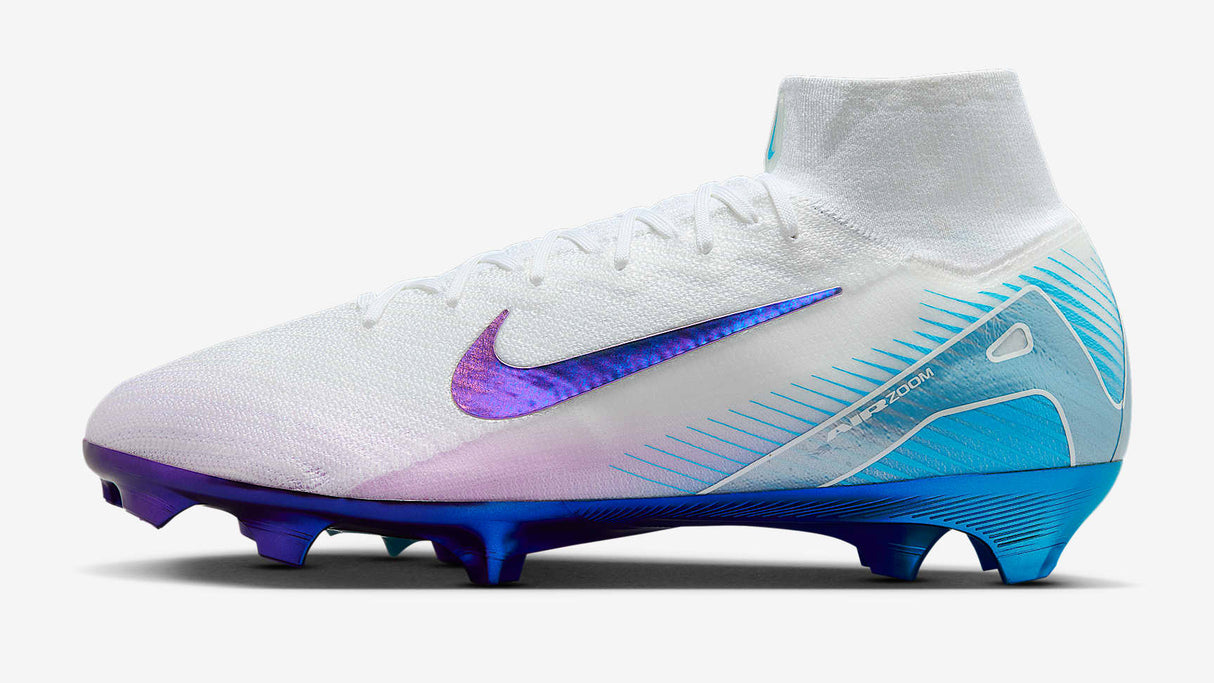 Mercurial Superfly 10 Elite LV8 FG [White/Mulit-Color]