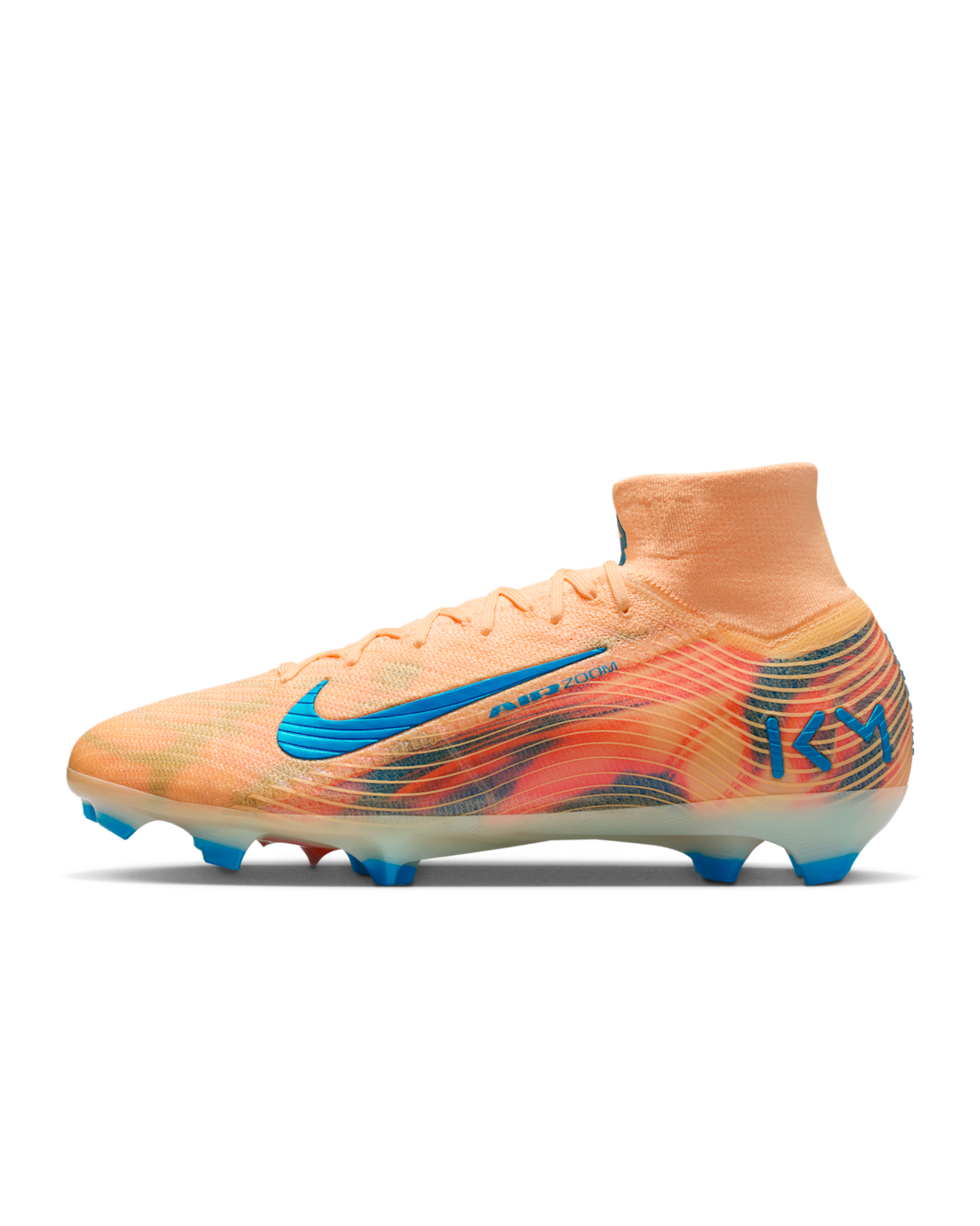 Zoom Superfly 10 Elite "Kylian Mbappe" FG [Melon Tint/Turquoise]