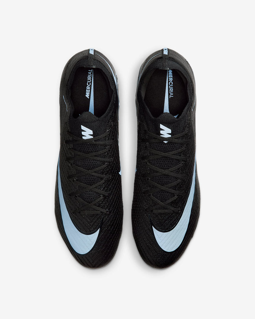 Mecurial Vapor 16 Elite FG [Black/Ice Blue]
