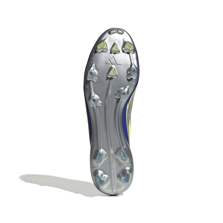 F50 Elite Messi FG [Silver Metallic/Solar Yellow/ Lucid Blue]