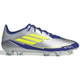 F50 Elite Messi FG [Silver Metallic/Solar Yellow/ Lucid Blue]