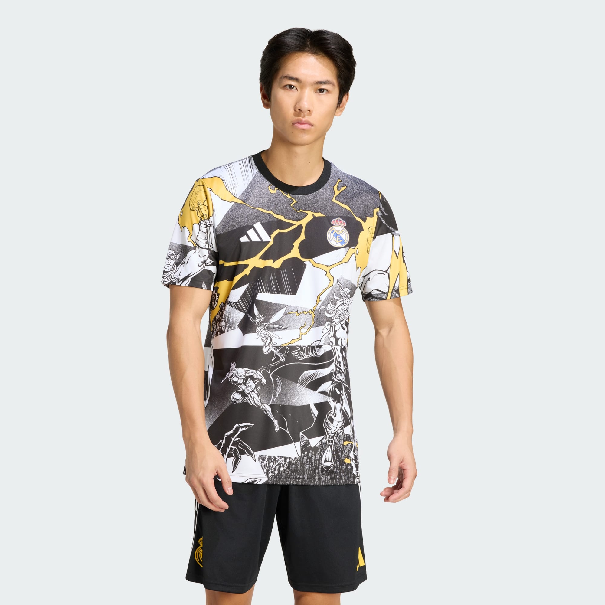 タ*キ様 Real Madrid 25-26 アウェイトレントアレクサンダーアー Real Madrid Avengers 25/26 Pre-Match Jersey – Tursi Soccer Store