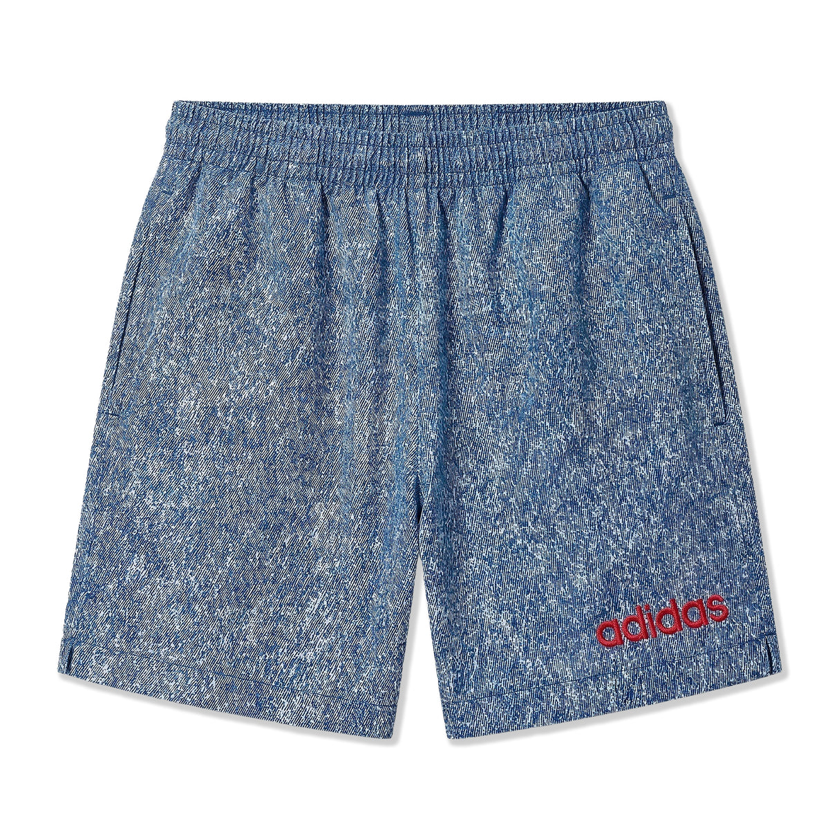 Denim Graphic Shorts