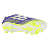 Junior F50 Club Velcro FxG [Purple/White/Lucid Lemon]