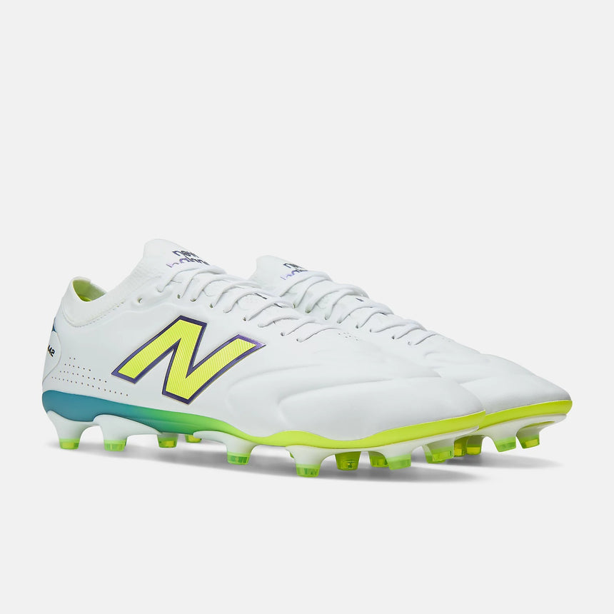 442 Elite Knit V3 FG [White/Alkaine Green]