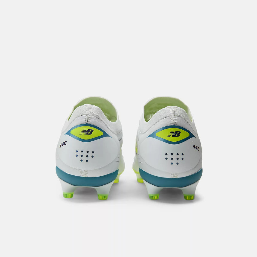 442 Elite Knit V3 FG [White/Alkaine Green]