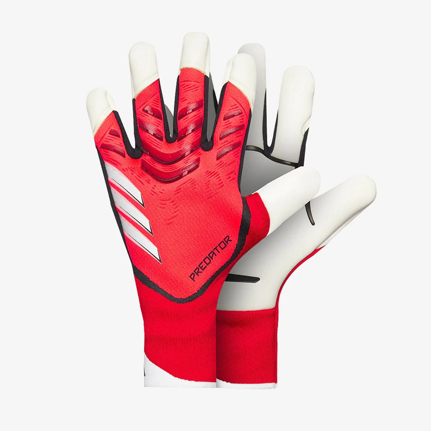 Predator Pro Hybrid Gloves [Core Black/Lucid Red]
