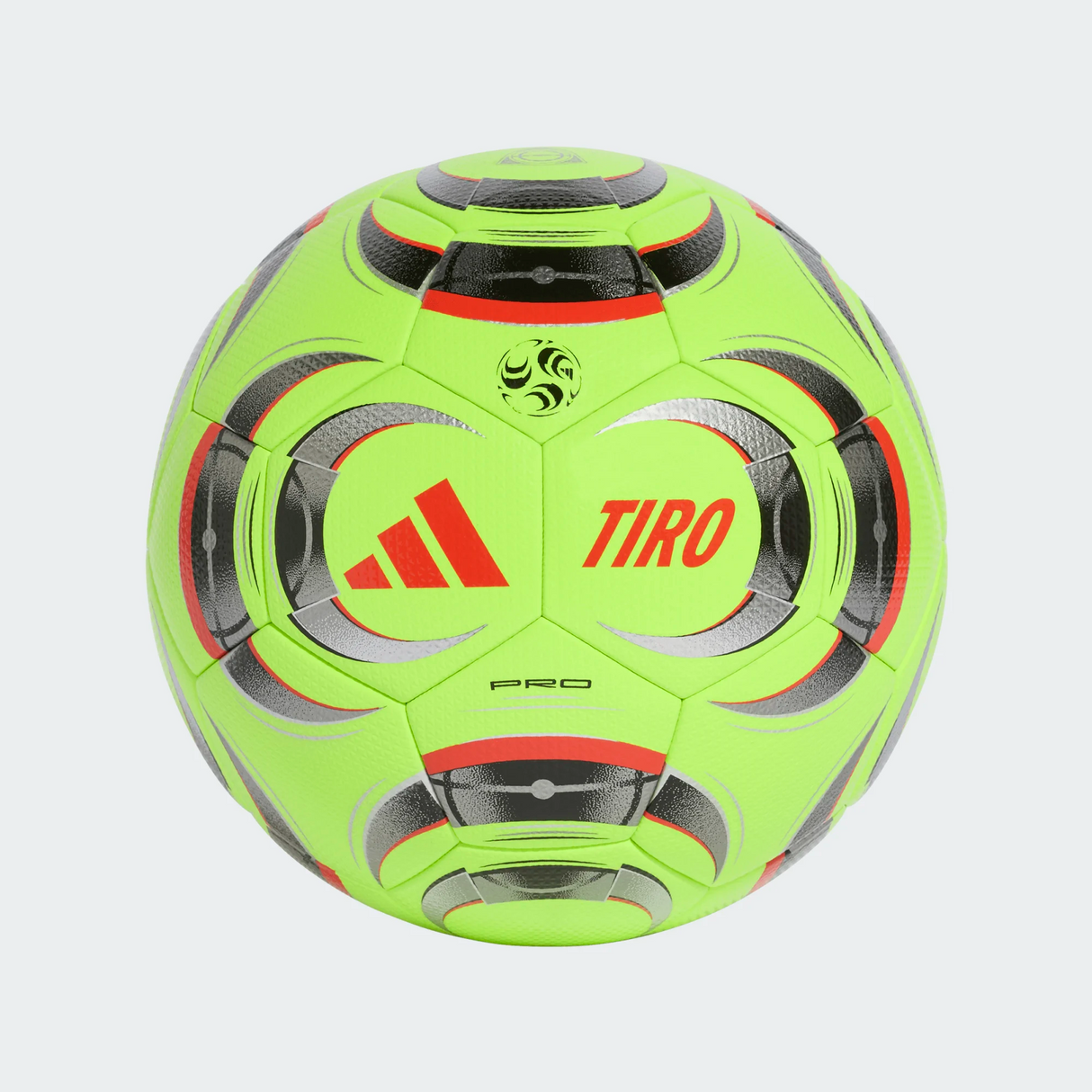 Tiro Pro Soccer Ball [Lucid Lemon/Black/Lucid Red]