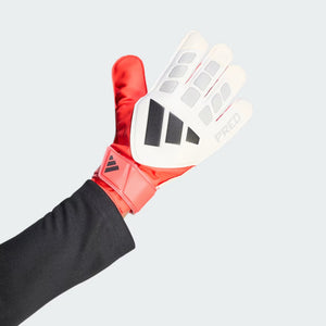 Predator Training Glove [White/Lucid Red]