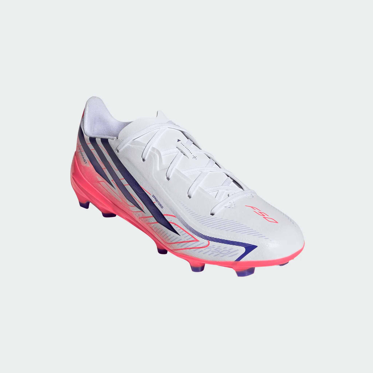 Junior F50 Hyperfast League FG [Cloud White/Solar Purple]