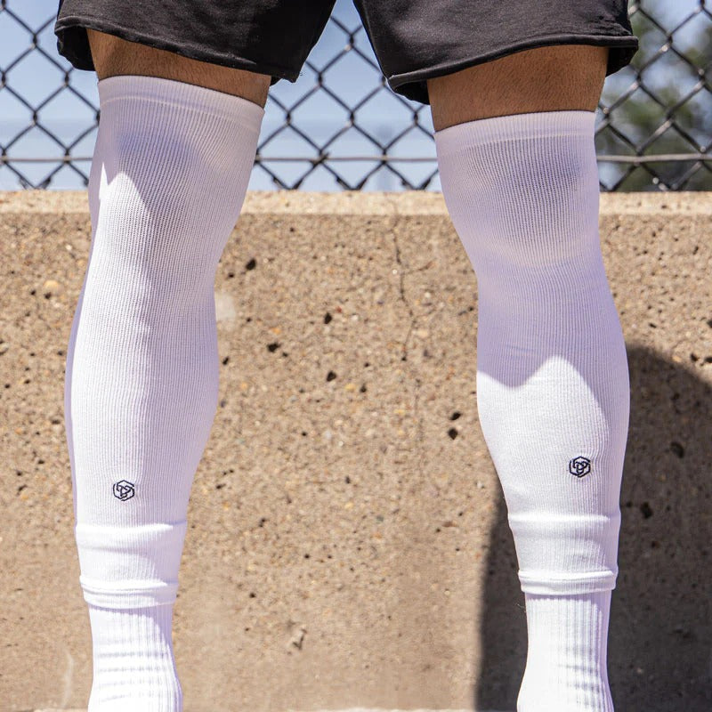Sunday League Cut Socks [White]