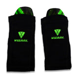 Salinas Slip In Shin Guards [Green/Black]