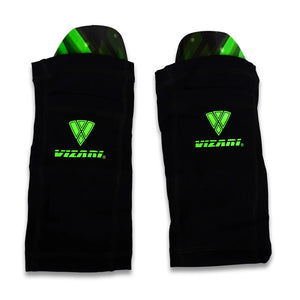 Salinas Slip In Shin Guards [Green/Black]