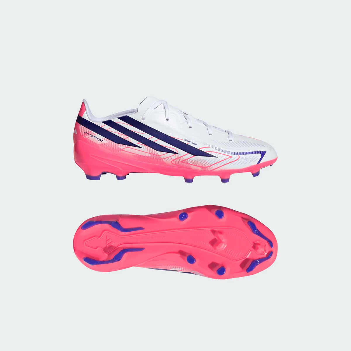 Junior F50 Hyperfast League FG [Cloud White/Solar Purple]