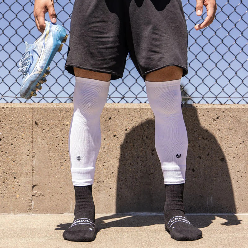 Sunday League Cut Socks [White]