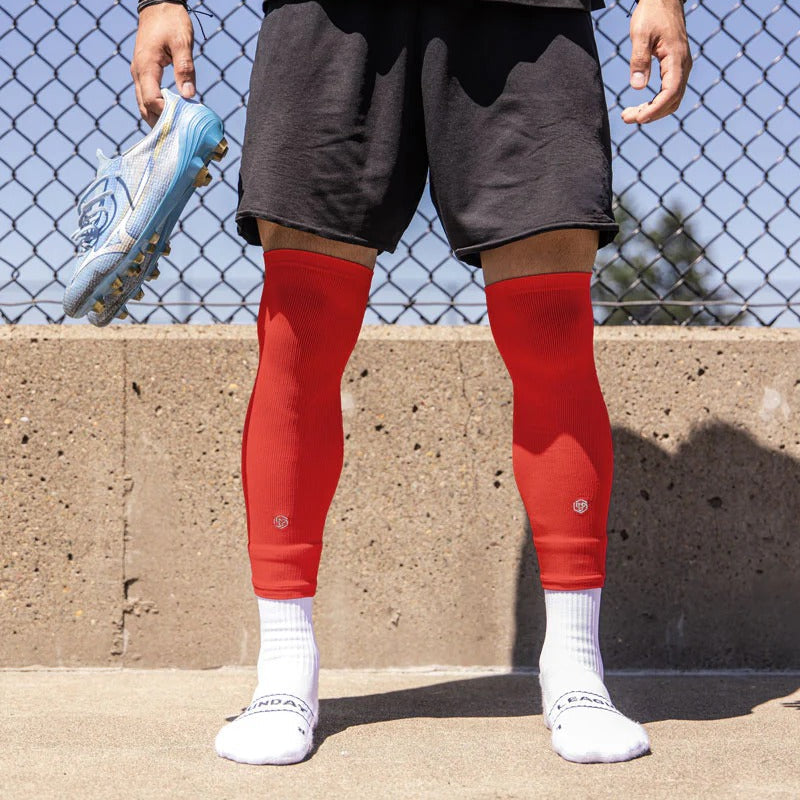 Sunday League Cut Socks [Red]