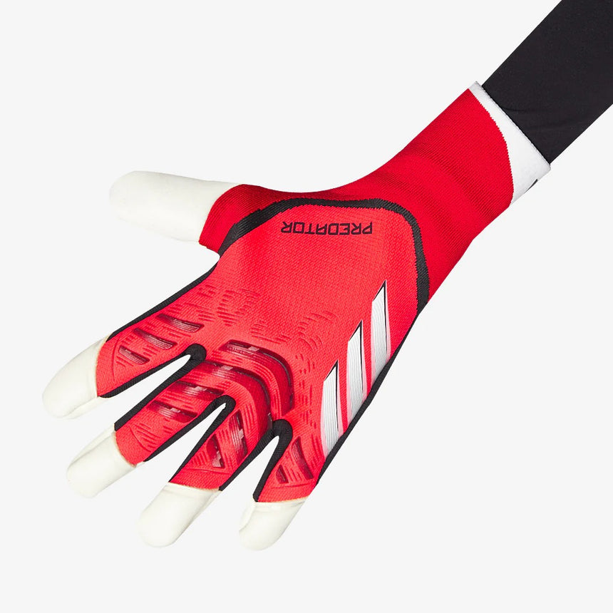 Predator Pro Hybrid Gloves [Core Black/Lucid Red]
