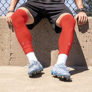 Sunday League Cut Socks [Red]