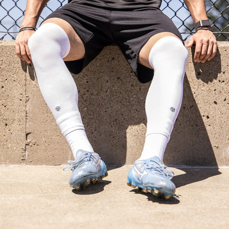 Sunday League Cut Socks [White]