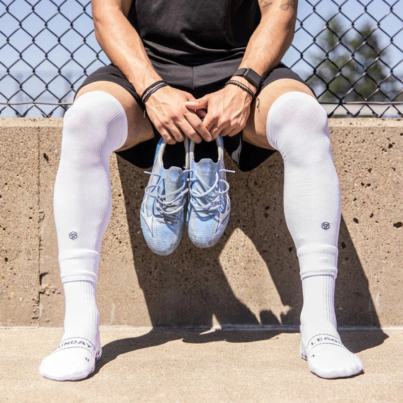 Sunday League Cut Socks [White]