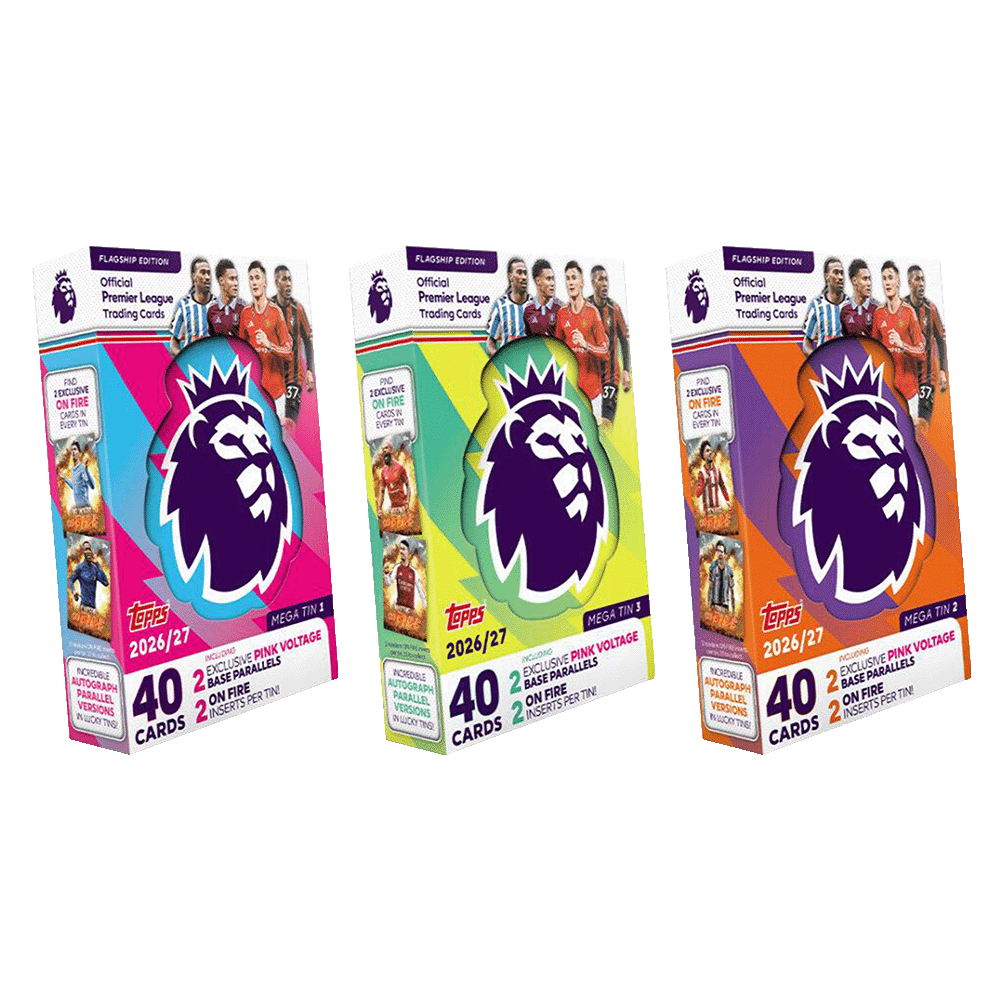 2026/27 Topps Premier League Card Mega Tin [40 Cards]