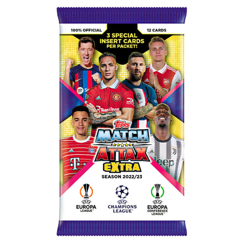 2022/2023 Match Attax Extra Trading Card II Single Pack [12 Cards]