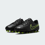 Junior Tiempo Legend 10 Club FG/MG [Black/Volt]