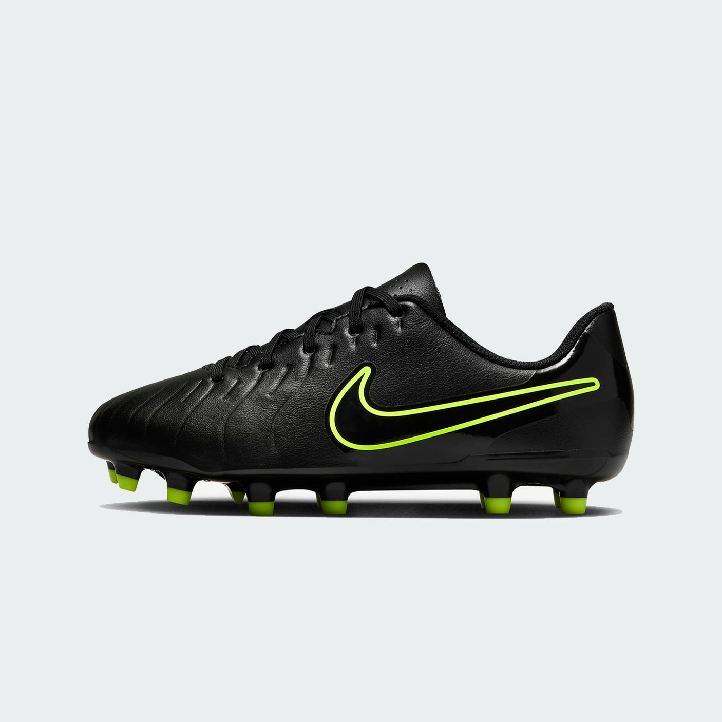 Junior Tiempo Legend 10 Club FG/MG [Black/Volt]
