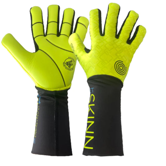 WET SKINN Junior Goalkeeper Gloves [Fluo Yellow/Black]