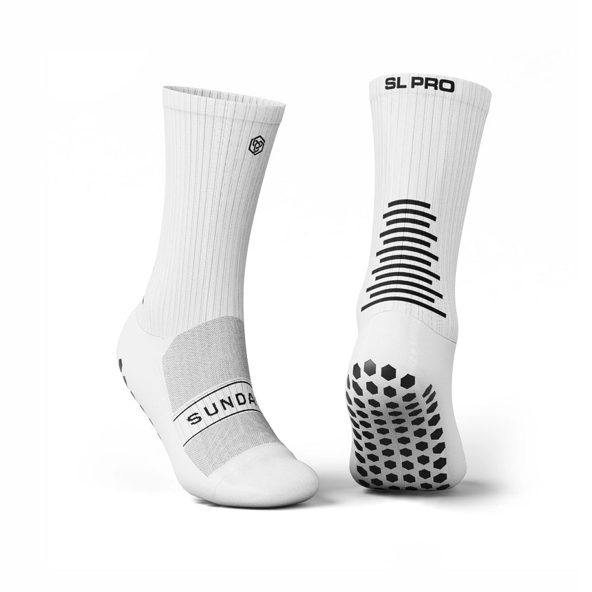 Sunday League Grip Socks [White]