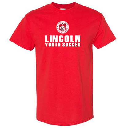 Lincoln Youth Soccer Tee [Red]
