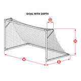 Junior Goal KNOTLESS NET [4H x 6W x 2D x 4B]