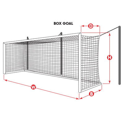 Junior Goal BOX NET [6.5H x 18.5W x 5D x 5B]